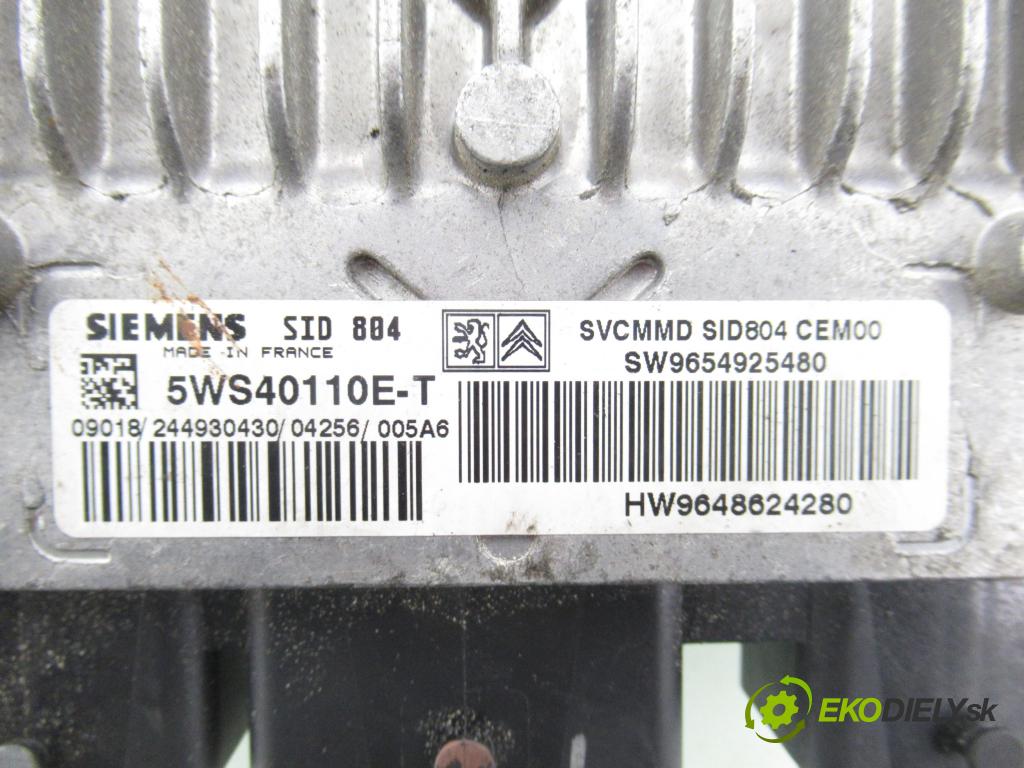 CITROEN C3 I (FC_) HB 2004 50,00 1.4 HDi 8V - 8HX 1398,00 Riadiaca jednotka Motor 5WS40110ET ; SW9654925480 ; HW9648624280