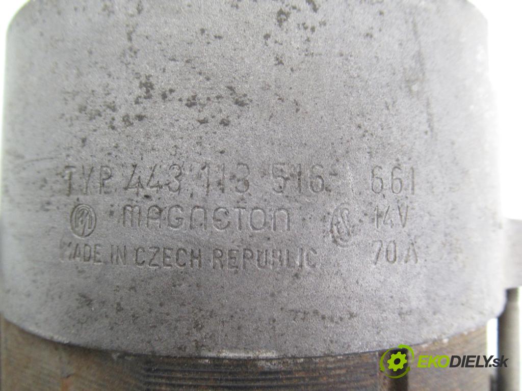 SKODA FELICIA II (6U1) HB 1999 40,00 1.3 - AMG 1289,00 Alternátor 443113516661 (Alternátor)