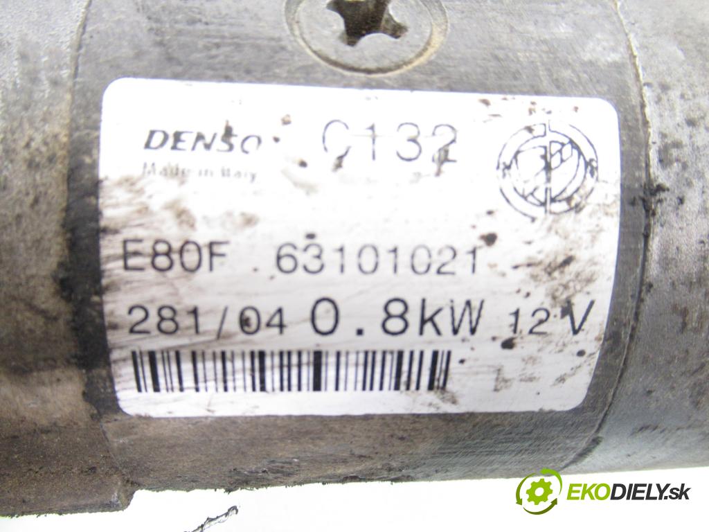 FIAT PANDA (169_) HB 2004 40,00 1.1 54 - 187 A1.000 1108,00 Štartér E80F63101021 (Štartér)