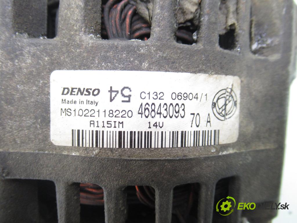 FIAT PANDA (169_) HB 2004 44,00 1.2 60 - 188 A4.000 1242,00 Alternátor MS1022118220 (Alternátor)