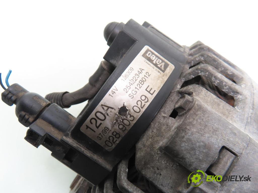 FORD GALAXY (WGR) MINIVAN 2002 85,00 1.9 TDI PD 115 - AUY 1896,00 Alternátor 028903029E (Alternátor)