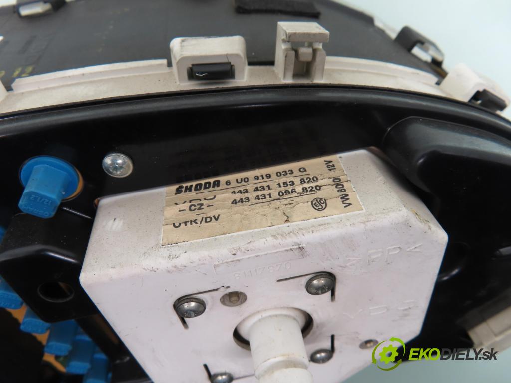 SKODA FELICIA II (6U1) HB 1999 40,00 1.3 - AMG 1289,00 prístrojovka na ODKAZ 6U0919033G ; 443431153820 ; 443431096820
