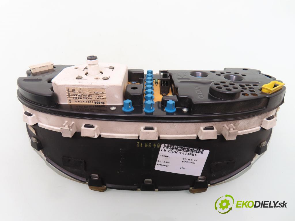 SKODA FELICIA II (6U1) HB 1999 40,00 1.3 - AMG 1289,00 prístrojovka na ODKAZ 6U0919033G ; 443431153820 ; 443431096820
