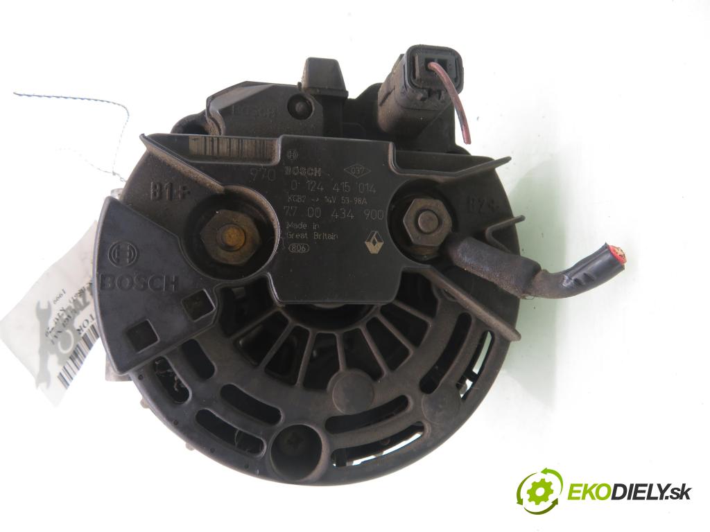 RENAULT THALIA I (LB0/1/2_) SEDAN 2003 55,00 1.4 - K7J 700 1390,00 Alternátor 0124415014 ; 7700434900 (Alternátor)