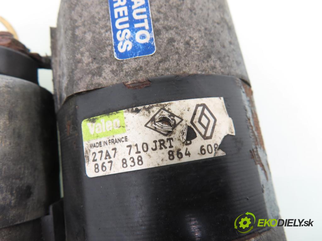 RENAULT CLIO II (BB_, CB_) HB 1998 43,00 1.2 8V 58 1149,00 startér 867838 ; 864608 (Startér)