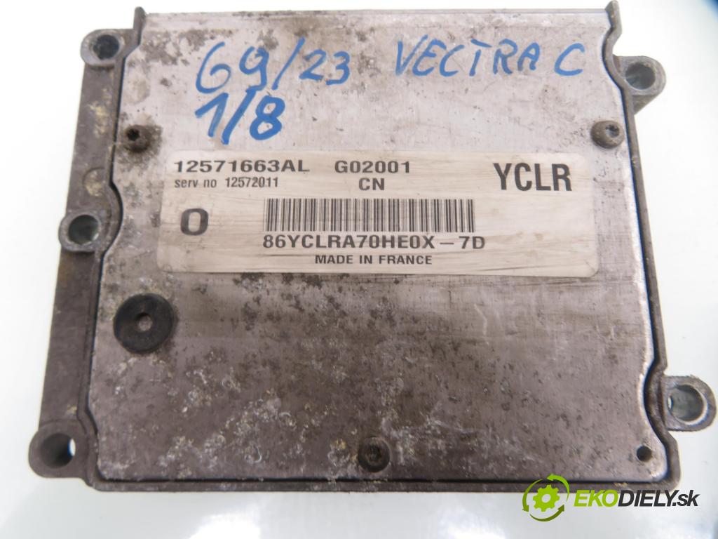 OPEL VECTRA C GTS (Z02) LIFTBACK 2003 108,00 2.2 16V - Z 22 SE 2198,00 spinačka / imobilizéra IMMO / Riadiaca jednotka 12571663AL ; 93182009 ; 09226554