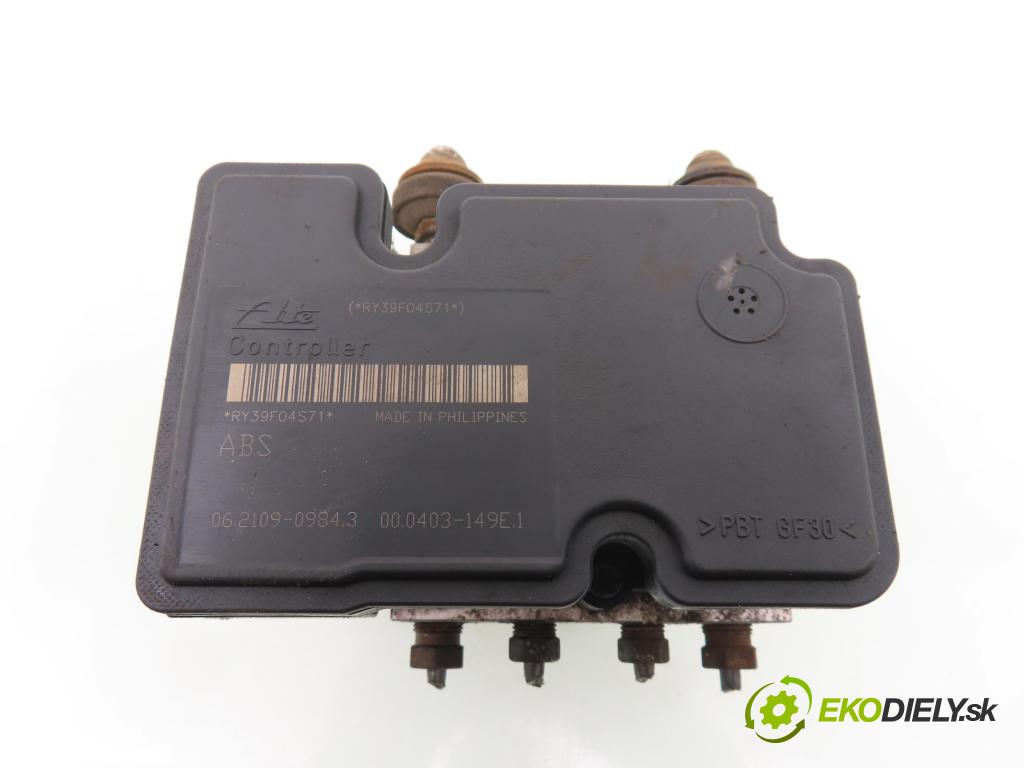 CHEVROLET SPARK HB 2009 38,00 0.8 - F8CV 796,00 pumpa ABS 06210909843 ; 96666542 ; 06210207724 (Pumpa ABS)