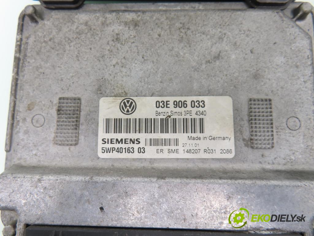 VW POLO (9N_) HB 2001 47,00 1.2 12V 64 - AZQ 1198,00 spinačka / imobilizéra IMMO / Riadiaca jednotka 03E906033 ; 5WP4016303 ; 6Q1937049B