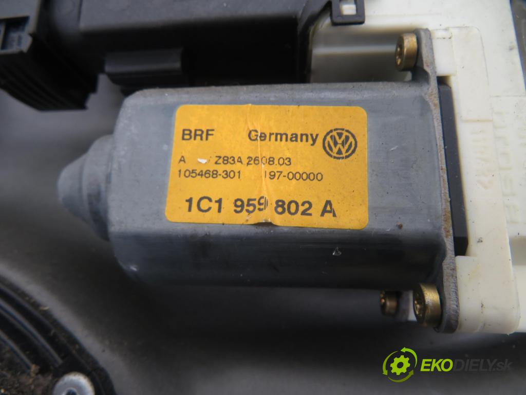 VW BORA (1J2) KOMBI 2003 96,00 1.9 TDI - ASZ 1896,00 Mechanizmus okien 1J4837756F ; 119693109 ; 1J4837730BB