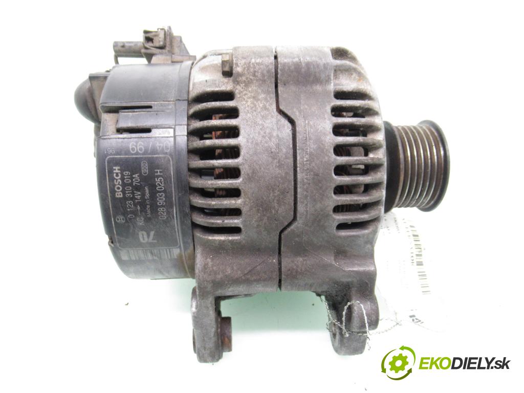 SKODA FELICIA II (6U1) HB 1999 55,00 1.6 MPI 75 - AEE 1598,00 Alternátor 0123310019 ; 028903025H (Alternátor)