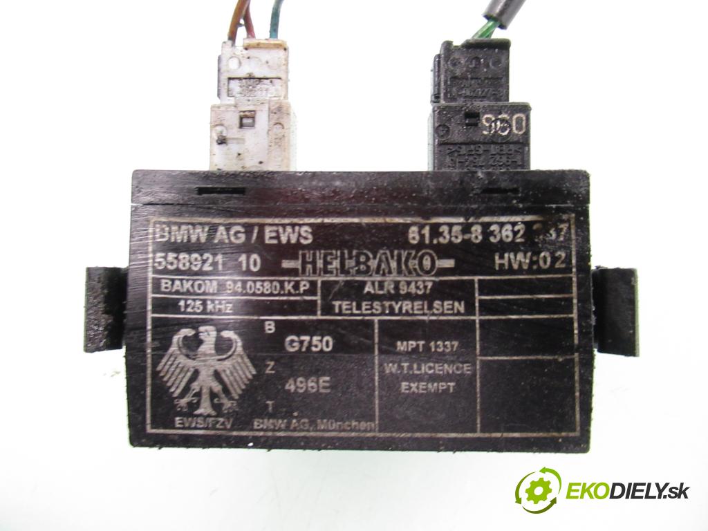 BMW 3 (E36) COMPACT 1996 75,00 316 i 102 - M43 B16 1596,00 spinačka LU1092272 ; 61358364709 ; 61358362337 (Spínacia skrinka)