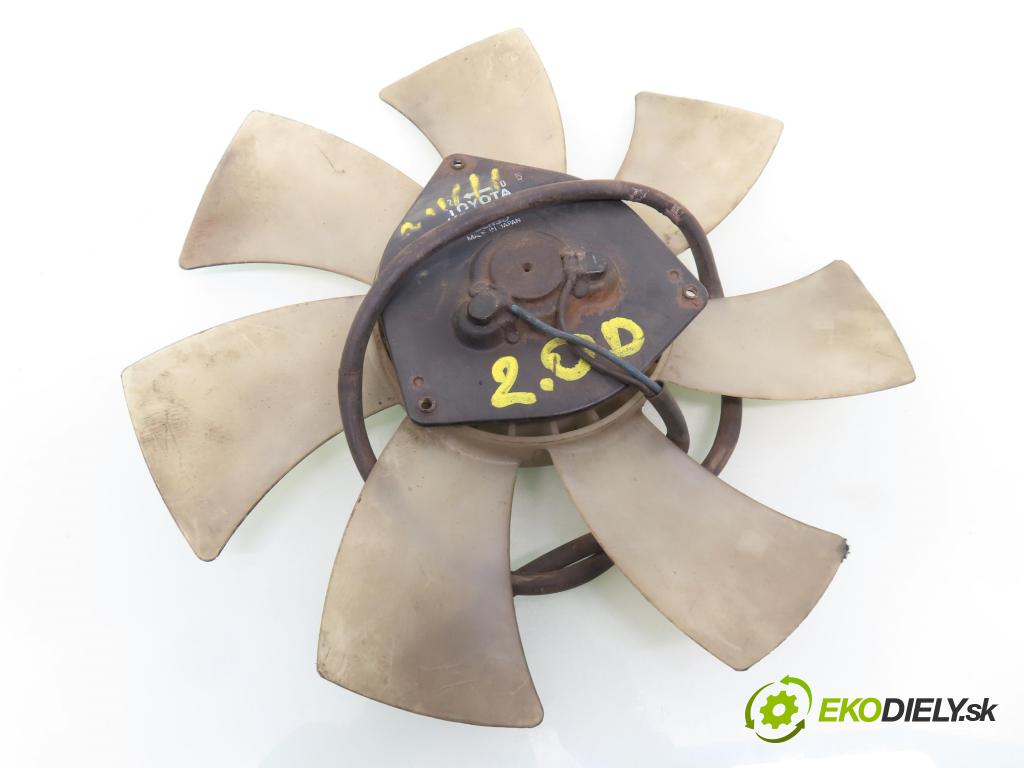 TOYOTA RAV 4 II (_A2_) SUV 2004 85,00 2.0 D-4D 4WD 116 - 1CD-FTV 1995,00 ventilátor chladič vody 1636328050 ; 0650007320