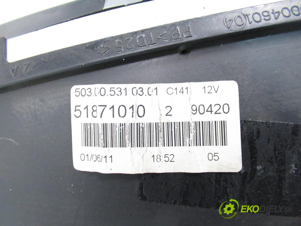 FIAT PANDA (169_) VAN 2012 51,00 1.2 LPG - 169 A4.000 1242,00 spinačka / imobilizéra IMMO / Riadiaca jednotka 51899838 ; 51871010 ; S180131001A