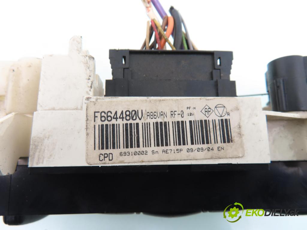 CITROEN C3 I (FC_) HB 2004 50,00 1.4 HDi 8V - 8HX 1398,00 Panel topení KLIMATIZACE: F664480V ; 69310002