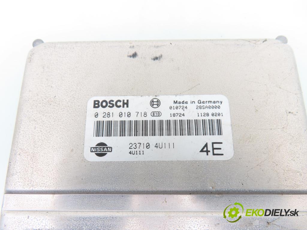 NISSAN ALMERA TINO (V10) MINIVAN 2003 84,00 2.2 dCi - YD22DDTi 2184,00 řídící jednotka motora 0281010718 ; 237104U111