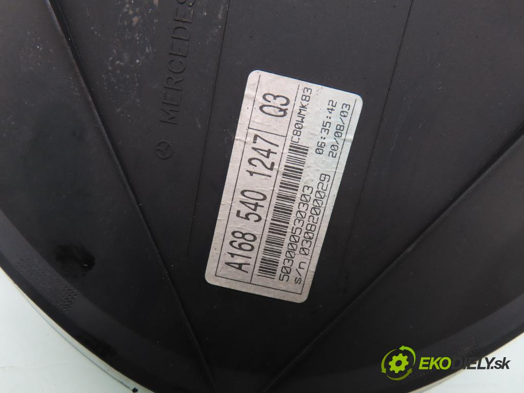 MERCEDES-BENZ KLASA A (W168) HB 2003 55,00 A 160 CDI 75 - OM 668.940 1689,00 prístrojovka elektrický A1685401247