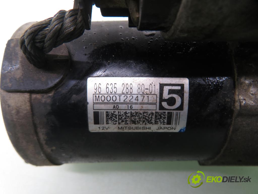 CITROEN C4 Picasso I (UD_) MINIVAN 2010 80,00 1.6 HDi 16V 109 - 9HZ 1560,00 startér 966352888001 ; M000T22471 (Startér)