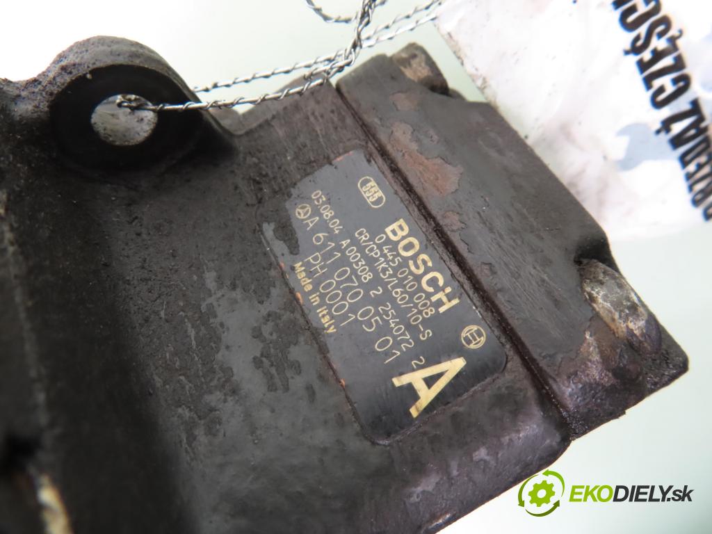 MERCEDES-BENZ KLASA A (W168) HB 2003 55,00 A 160 CDI 75 - OM 668.940 1689,00 pumpa vysokého TLAK: 0445010008 ; A6110700501