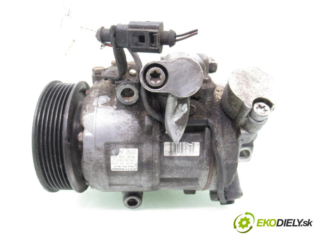 VW POLO (9N_) HB 2005 47,00 1.2 12V - BME 1198,00 KOMPRESOR: klimatizace 6Q0820803K ; JP6SEU14CND1 (Kompresor klimatizace)