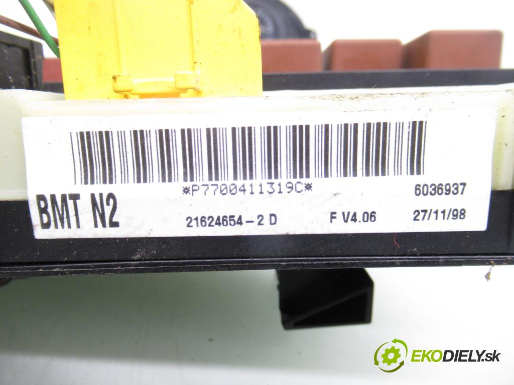 RENAULT CLIO II (BB_, CB_) HB 1999 43,00 1.2 8V 58 1149,00 spinačka / imobilizéra IMMO / Riadiaca jednotka S110030104D ; 7700114022 ; 7700110471