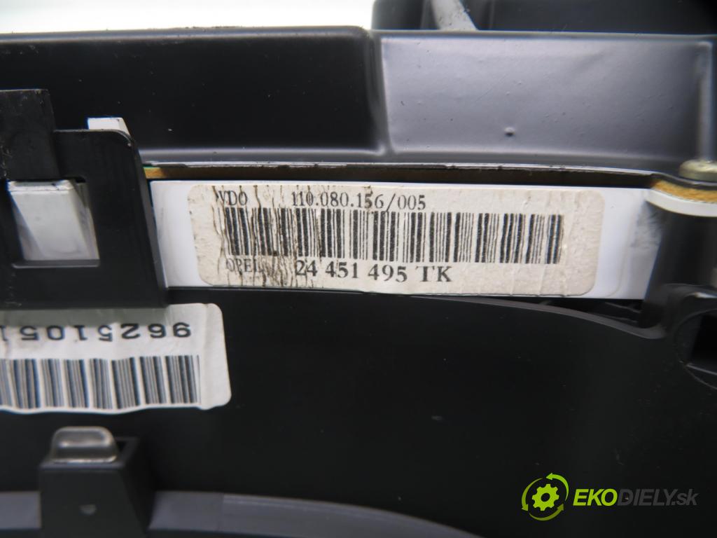 OPEL ASTRA G liftback (T98) LIFTBACK 2003 76,00 1.6 - Z 16 XEP 1598,00 Prístrojovka elektrický 110080156 ; 24451495TK