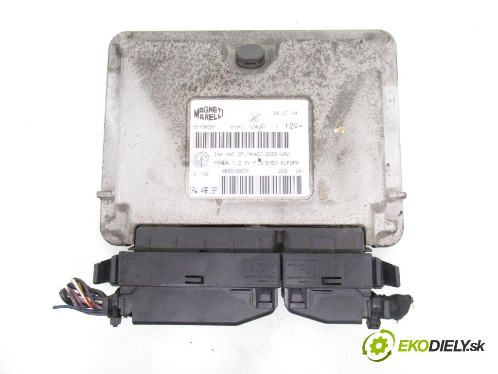 FIAT PANDA (169_) VAN 2012 51,00 1.2 LPG - 169 A4.000 1242,00 Riadiaca jednotka Motor 55196261 ; 6160112401