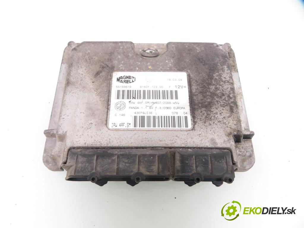 FIAT PANDA Van (169_) VAN 2006 40,00 1.1 - 187 A1.000 1108,00 Riadiaca jednotka Motor 6160112300 ; 55188619