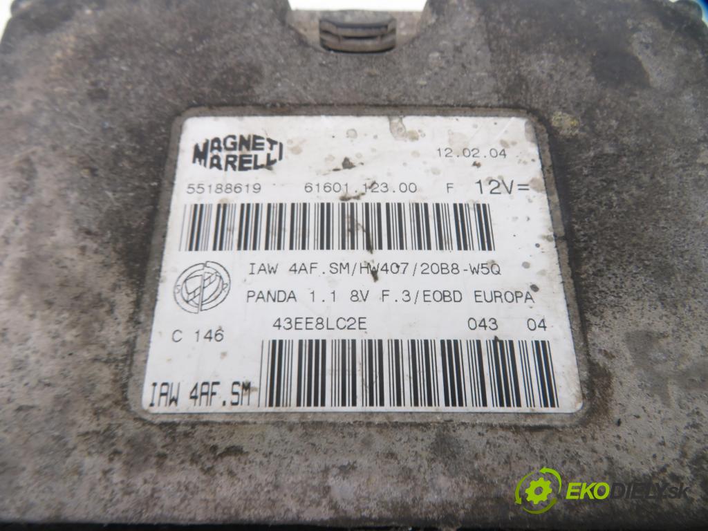 FIAT PANDA (169_) HB 2004 40,00 1.1 54 - 187 A1.000 1108,00 Riadiaca jednotka Motor 6160112300 ; 55188619
