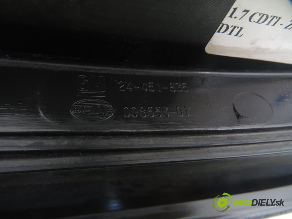 OPEL ASTRA H (A04) HB 2004 59,00 1.7 CDTI - Z 17 DTL 1686,00 Svetlo ľavé zadné 24451835 ; 00865301 ; 159727