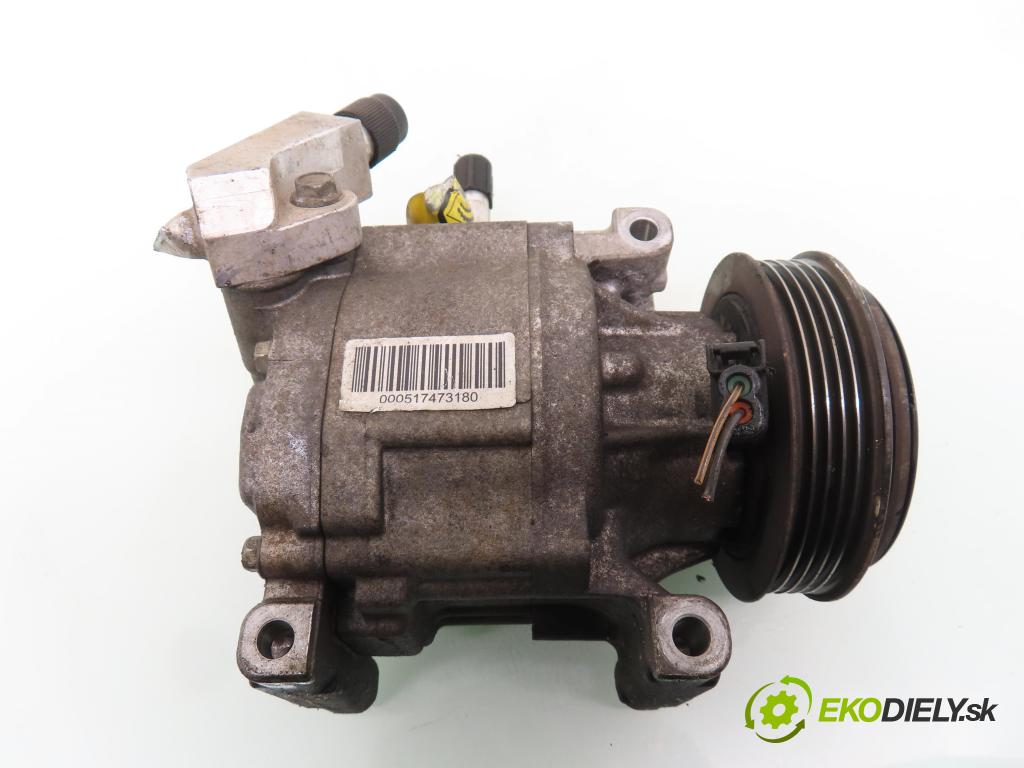 FIAT PANDA (169_) VAN 2012 51,00 1.2 LPG - 169 A4.000 1242,00 KOMPRESOR: klimatizácie SCSB06 ; 5A7875200 ; 51747318 (Kompresor klimatizácie)