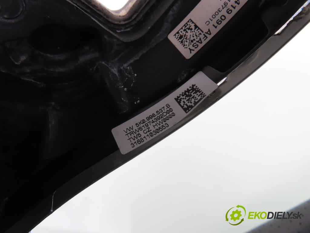 VW GOLF VI (5K1) HB 2011 155,00 2.0 GTi - CCZB 1984,00 volant 5K0998537B ; 5K0419091AFASY ; 5K0880201M (Volant)