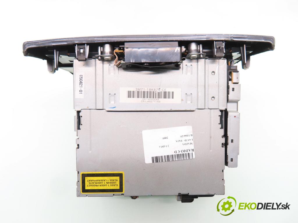 MAZDA 2 (DY) HB 2005 50,00 1.4 CD - F6JA 1399,00 RADIO CD 3M7118K876CE ; FF011068B