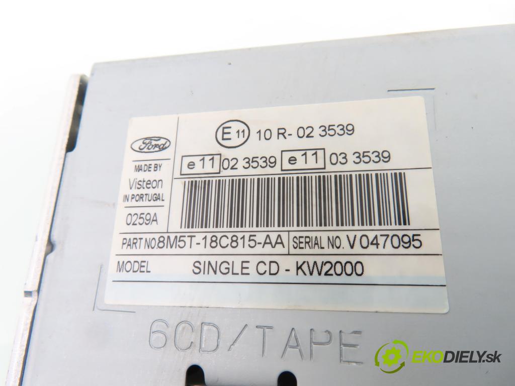 FORD FOCUS II (DA_, HCP) HB 2008 92,00 1.8 - Q7DA 1798,00 RADIO CD 8M5T18C815AA