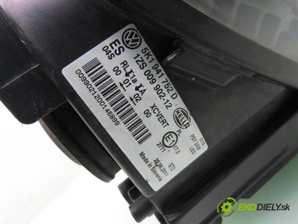 VW GOLF VI (5K1) HB 2011 155,00 2.0 GTi - CCZB 1984,00 Svetlo PP 5K1941752D ; 7L6941329B ; 5DV00900000