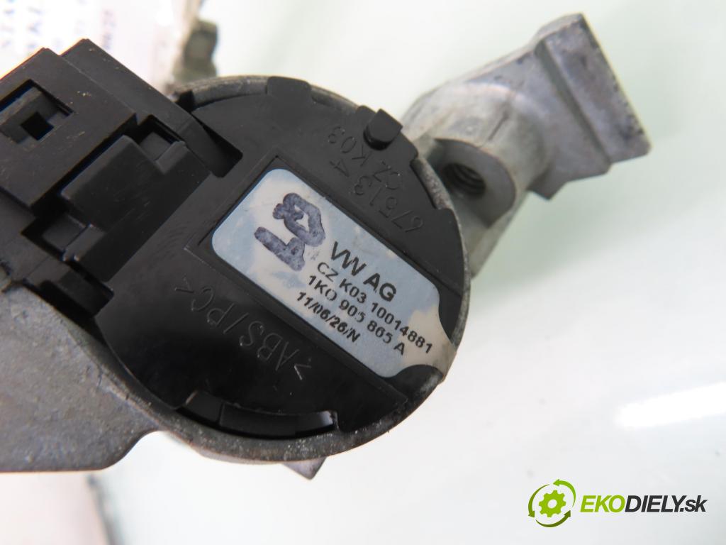 VW GOLF VI (5K1) HB 2011 155,00 2.0 GTi - CCZB 1984,00 spinačka / zámky 1K0905851B ; 1K0905865A