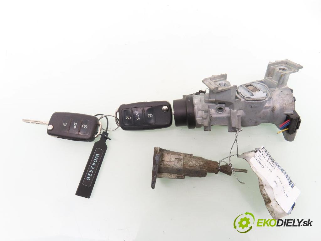 VW GOLF VI (5K1) HB 2011 155,00 2.0 GTi - CCZB 1984,00 spinačka / zámky 1K0905851B ; 1K0905865A