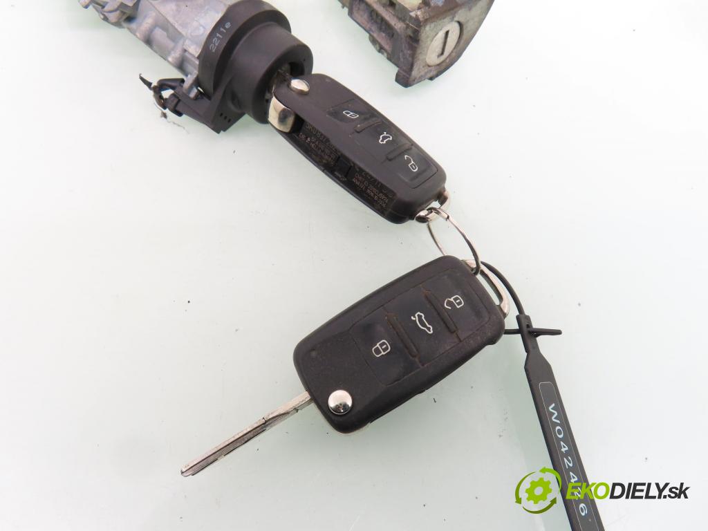 VW GOLF VI (5K1) HB 2011 155,00 2.0 GTi - CCZB 1984,00 spinačka / zámky 1K0905851B ; 1K0905865A