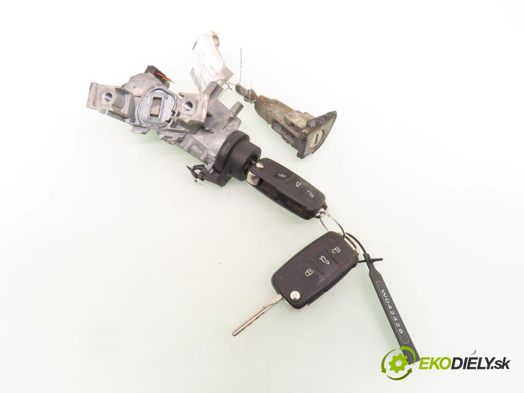 VW GOLF VI (5K1) HB 2011 155,00 2.0 GTi - CCZB 1984,00 spinačka / zámky 1K0905851B ; 1K0905865A