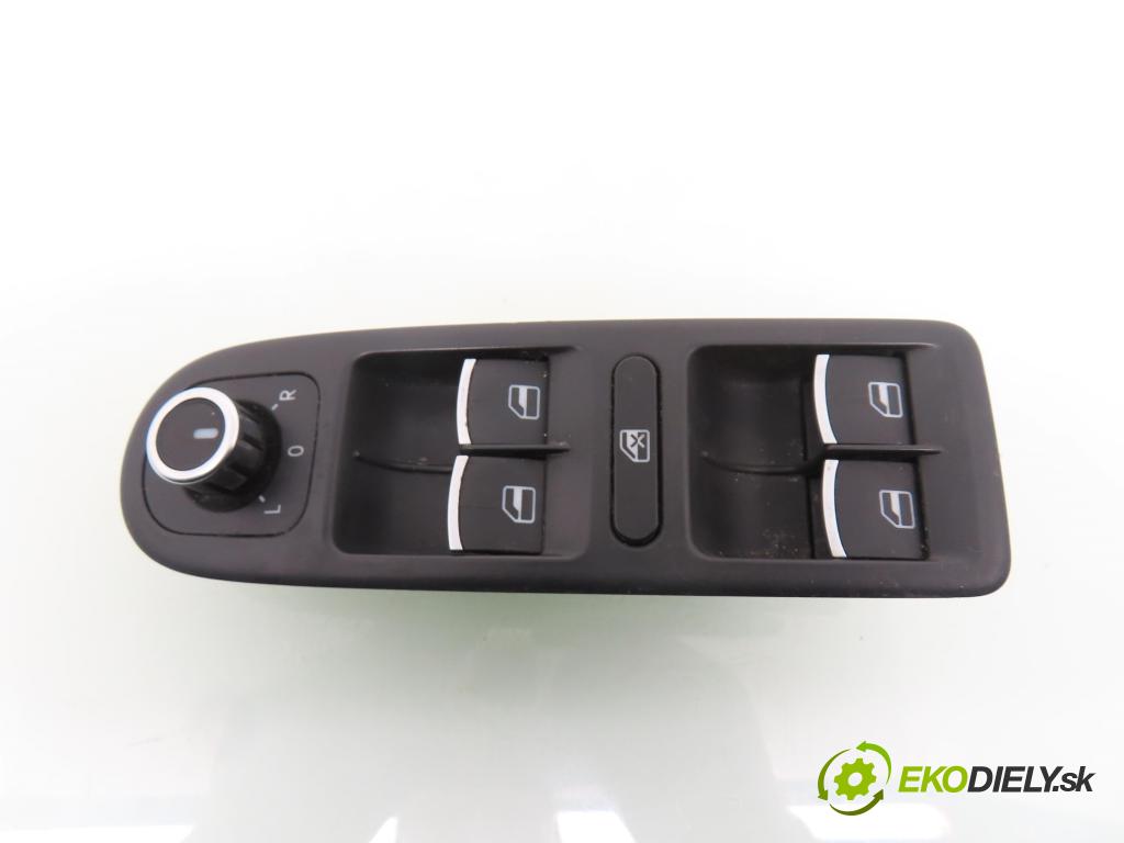 VW GOLF VI (5K1) HB 2011 155,00 2.0 GTi - CCZB 1984,00 Panel ovládania okien 5K0867255A