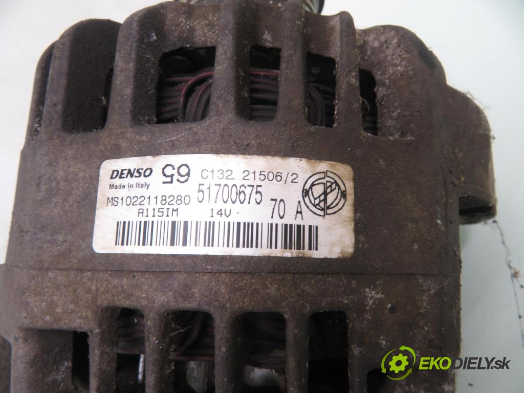 FIAT PANDA (169_) VAN 2012 51,00 1.2 LPG - 169 A4.000 1242,00 Alternátor 51700675 ; A115IM (Alternátor)