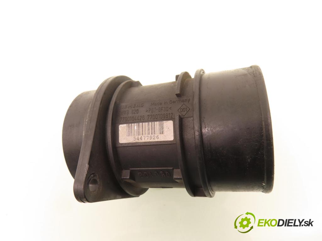 RENAULT SCENIC I (JA0/1_) MINIVAN 2000 75,00 1.9 dCi 102 - F9Q 732 1870,00 váha vzduchu vzduchu 5WK9620 ; 7700109812 ; H7700104426