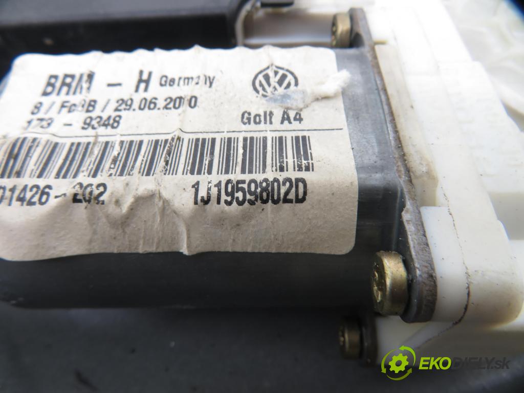 VW GOLF IV (1J1) HB 2000 81,00 1.9 TDI 110 - ASV 1896,00 Mechanizmus okien 1J4837756F ; 1J1959802D