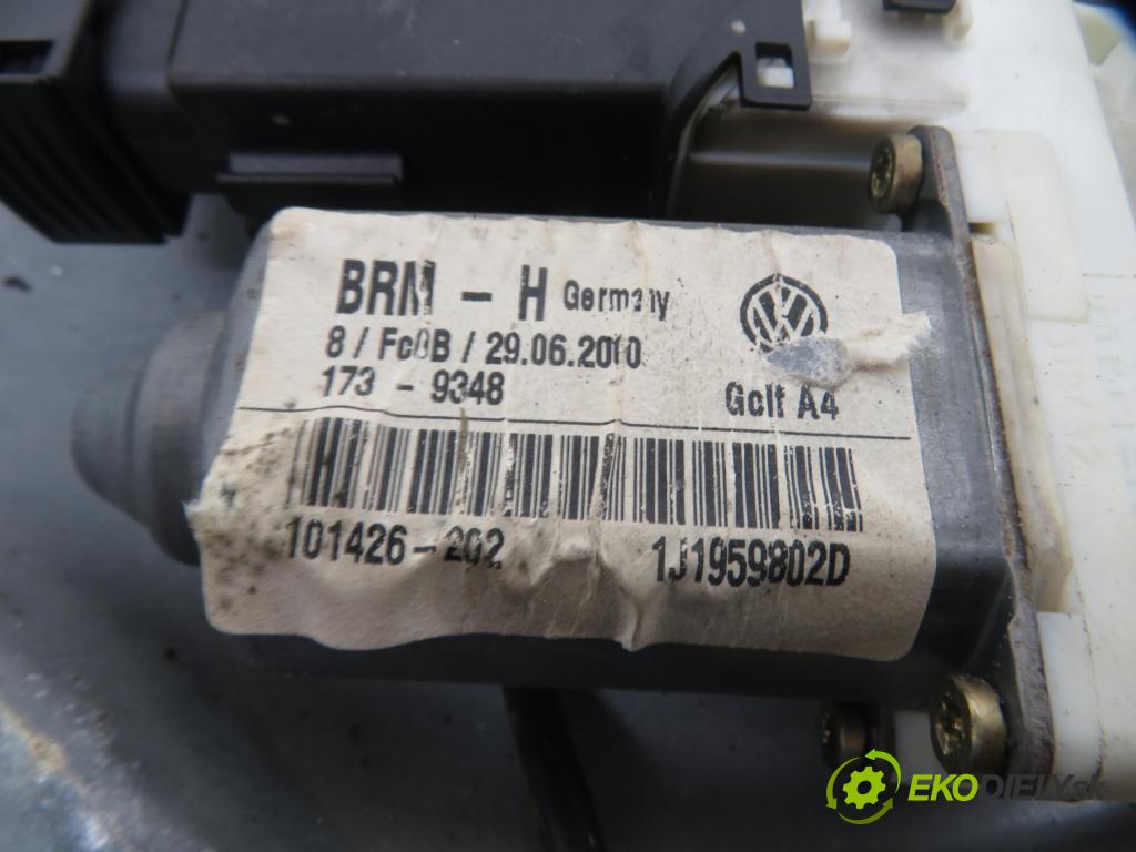 VW GOLF IV (1J1) HB 2000 81,00 1.9 TDI 110 - ASV 1896,00 Mechanizmus okien 1J4837756F ; 1J1959802D