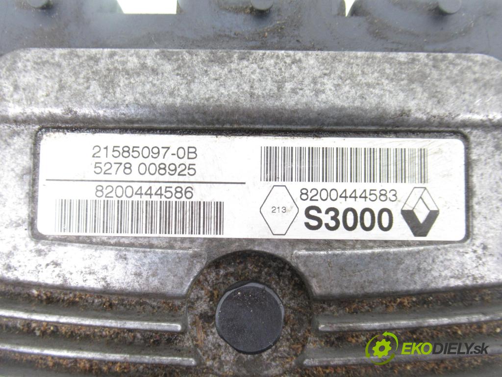 RENAULT ESPACE IV (JK0/1_) MINIVAN 2003 120,00 2.0 Turbo (JK0A, JK0B, JK0N) - F4R 796 1998,00 Riadiaca jednotka Motor 8200444583 ; 8200444586