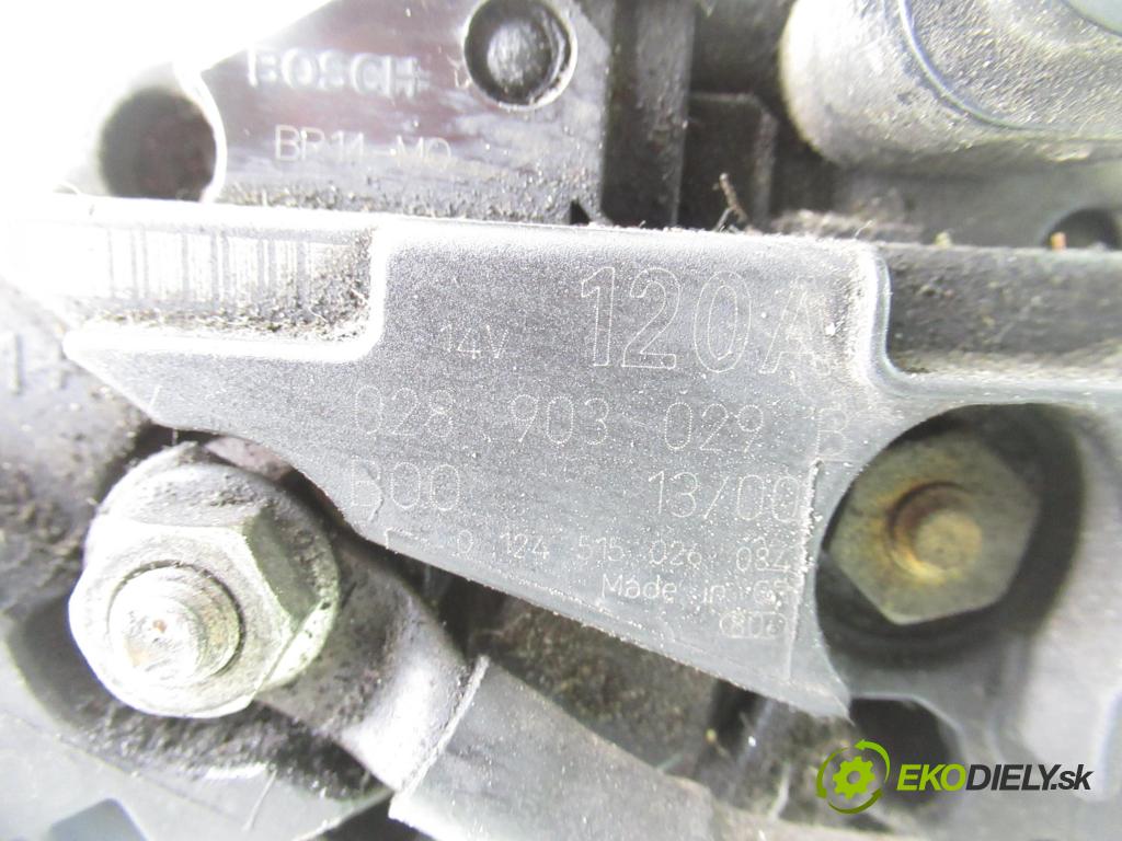 VW PASSAT B5 Variant (3B5) KOMBI 1997 81,00 1.9 TDI 110 - AFN 1896,00 Alternátor 028903029 ; 0124515026 (Alternátor)
