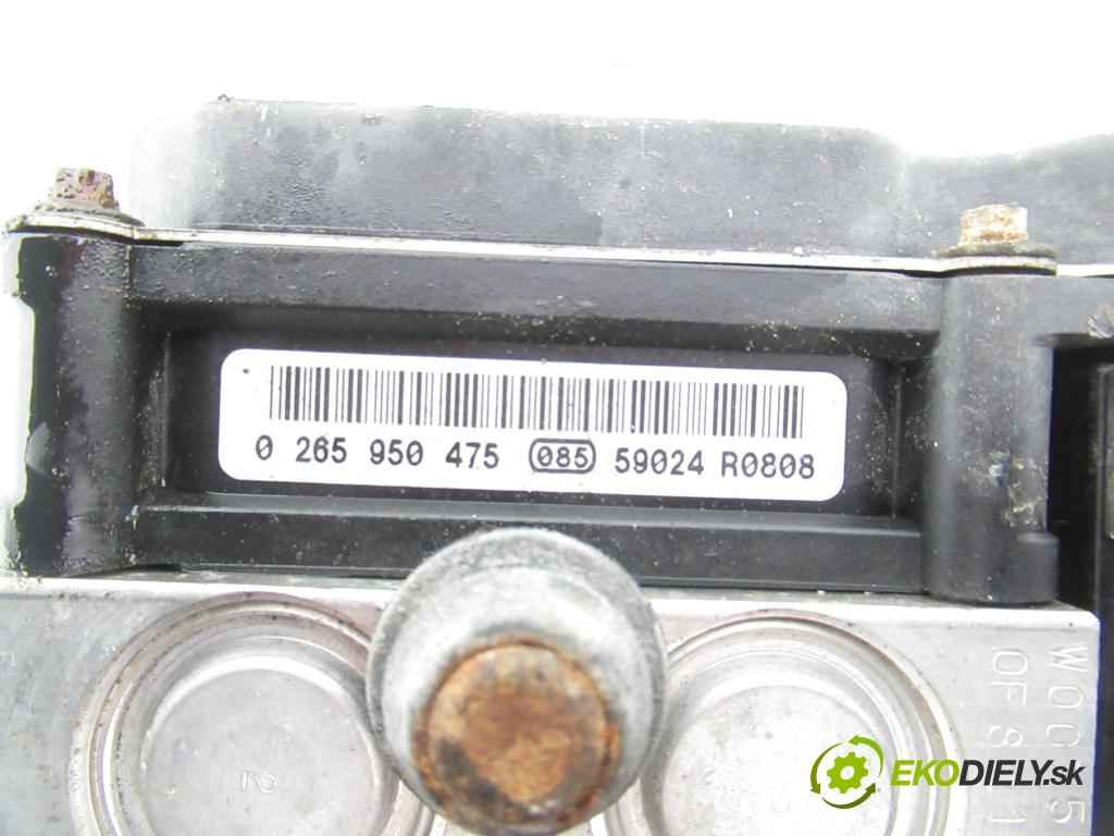 OPEL MERIVA A nadwozie wielkoprzestrzenne (MPV) (X03) MINIVAN 2005 66,00 1.4 16V Twinport - Z 14 XEP 1364,00 Pumpa ABS 0265234339 ; 0265950475 (Pumpa ABS)