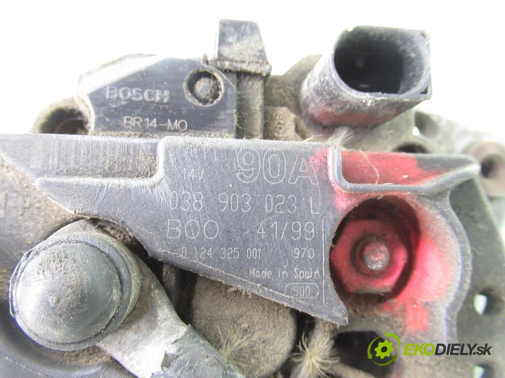 SEAT IBIZA III (6L1) HB 2004 47,00 1.9 SDI - ASY 1896,00 Alternátor 038903023L ; 0124325001 (Alternátor)