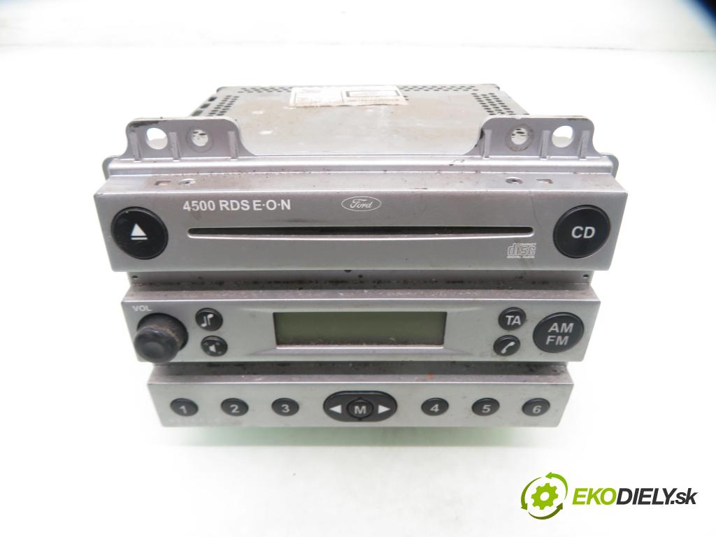 FORD FIESTA V (JH_, JD_) HB 2003 55,00 1.25 16V - FUJB 1242,00 RADIO CD 4S6118C815AB