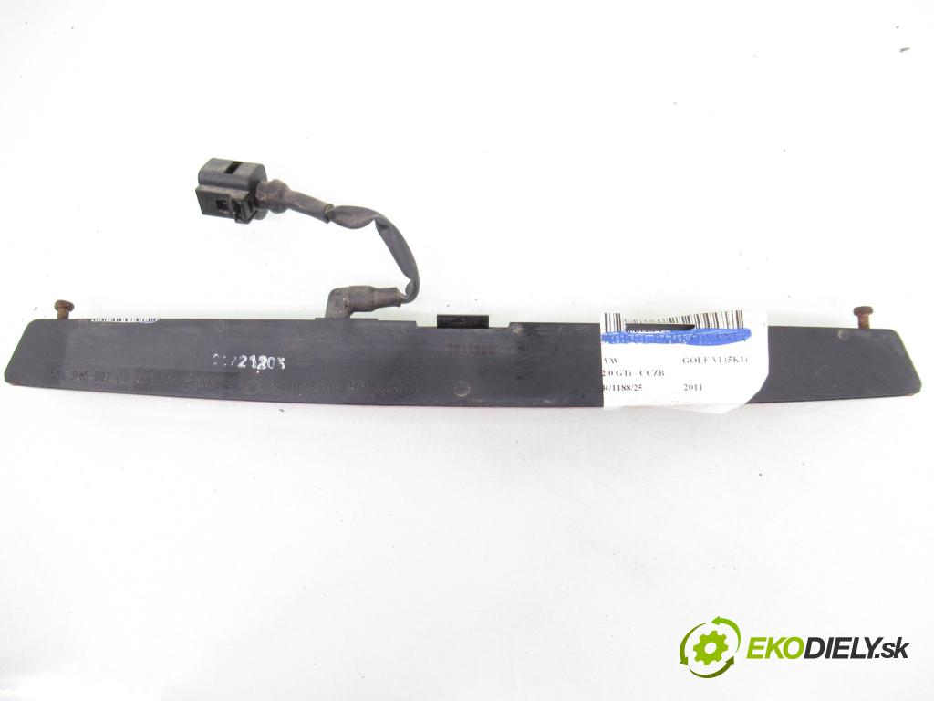 VW GOLF VI (5K1) HB 2011 155,00 2.0 GTi - CCZB 1984,00 svetlo bŕzd 5K6945087C