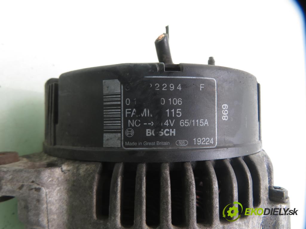 CHRYSLER VOYAGER / GRAND VOYAGER III (GS) MINIVAN 2000 85,00 2.5 TD - ENC 2499,00 Alternátor 38522294F ; 0123510106 (Alternátor)